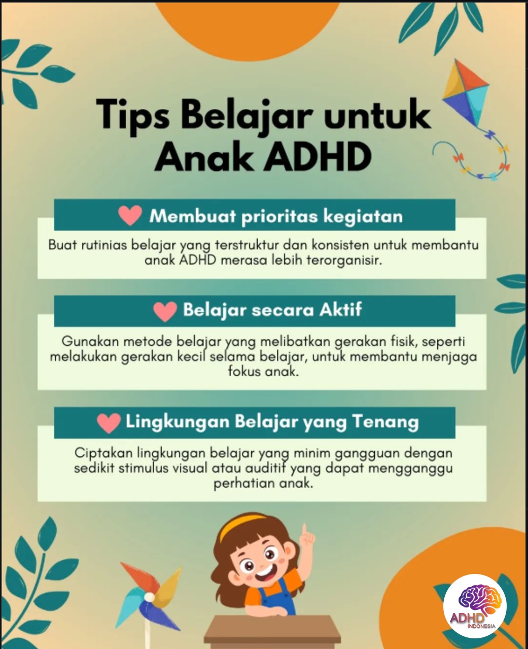 Strategi Belajar yang Cocok untuk Anak ADHD di Kabupaten Dompu